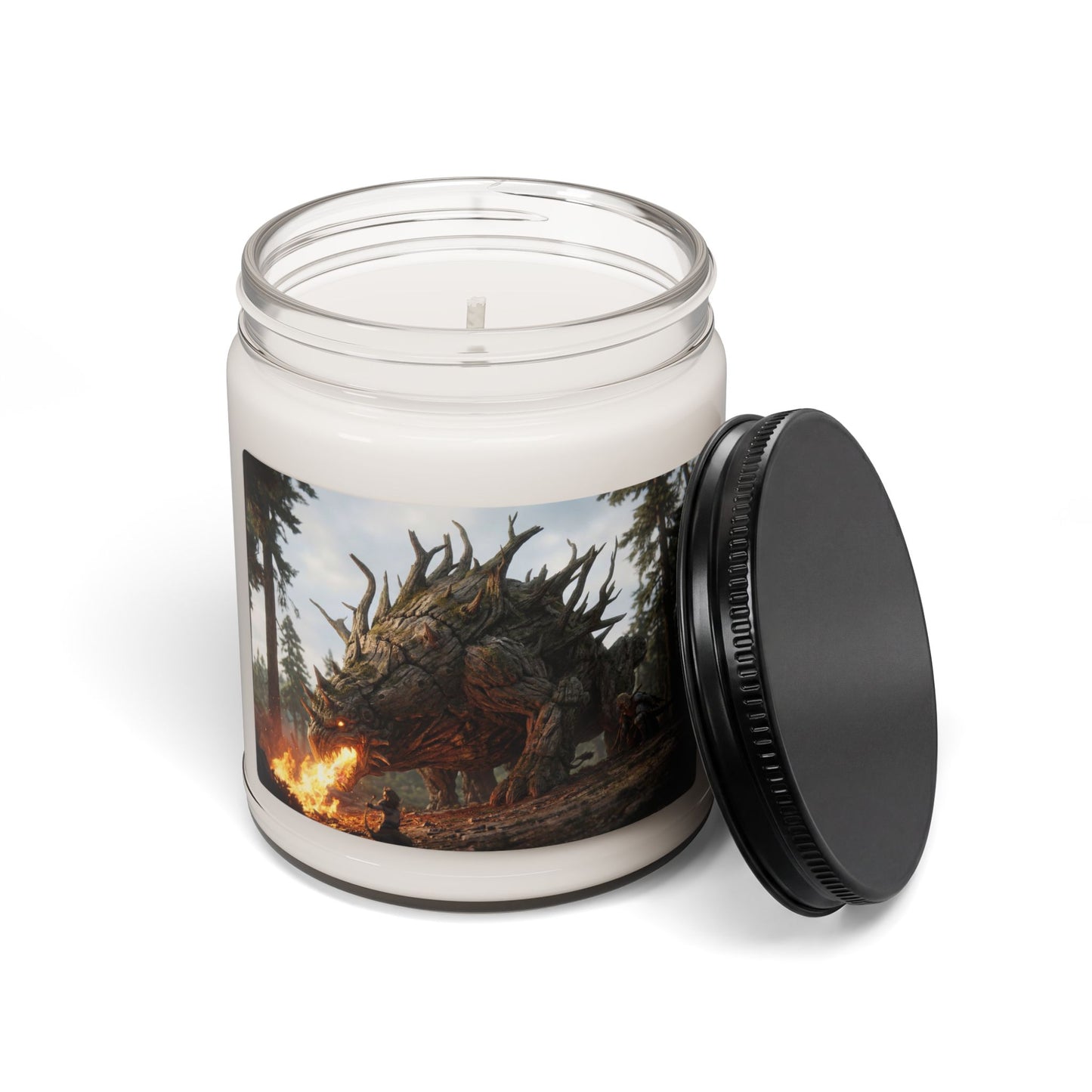 Ancient Wood Dragon Scented Soy Candle, 9oz – Emberlit Forest Ambush