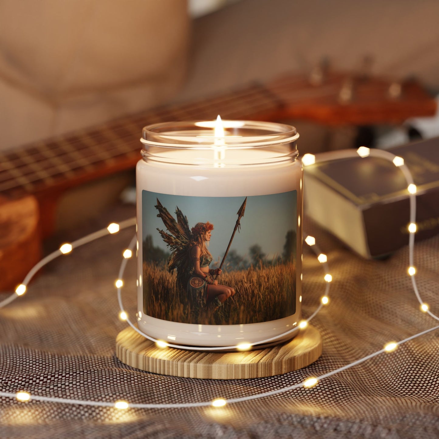 Warrior Goddess of the Golden Field Scented Soy Candle, 9oz – Sunset Sentinel