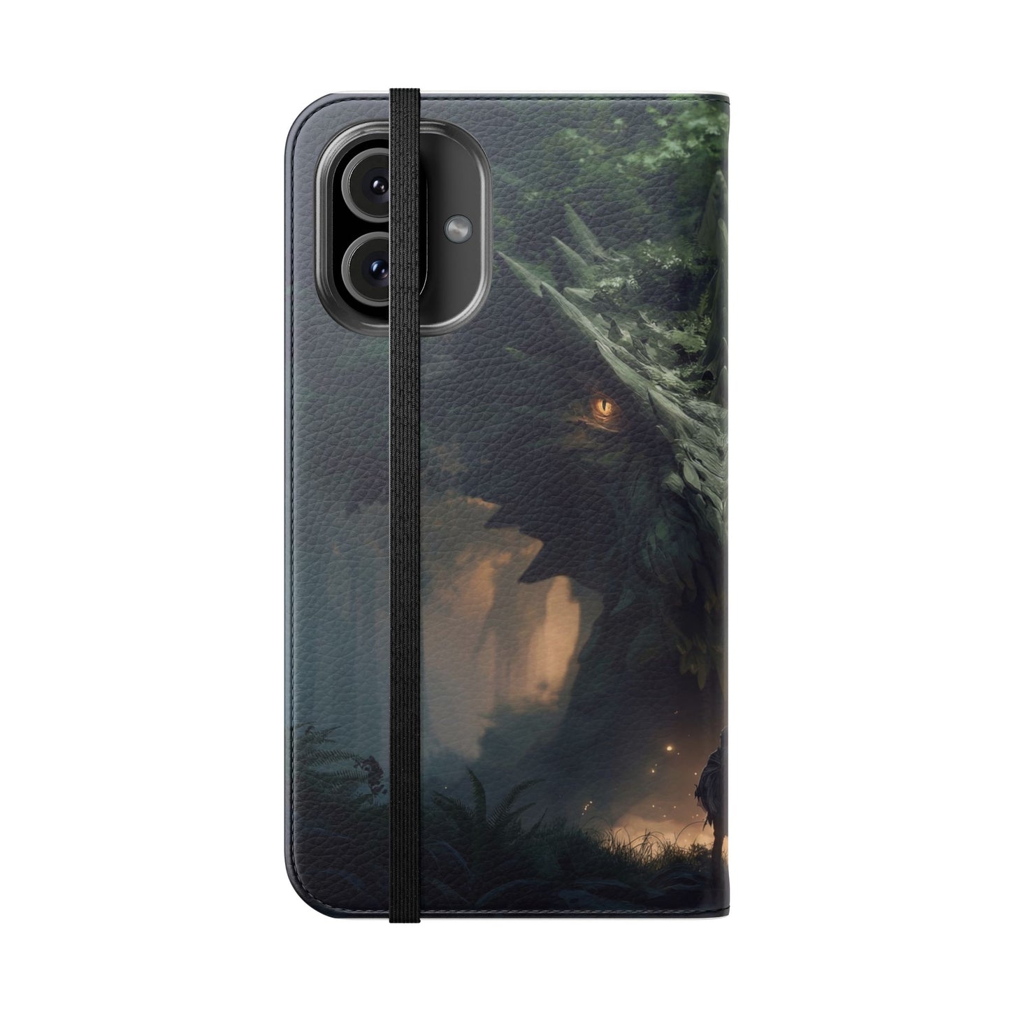 Guardian Beast Flip Cases – Moss-Clad Titan Facing the Wanderer