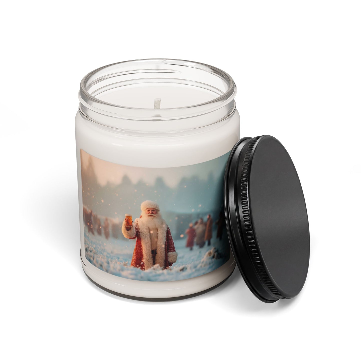 Santa’s Frosty Toast Scented Soy Candle, 9oz – Warmth in a Winter Wonderland