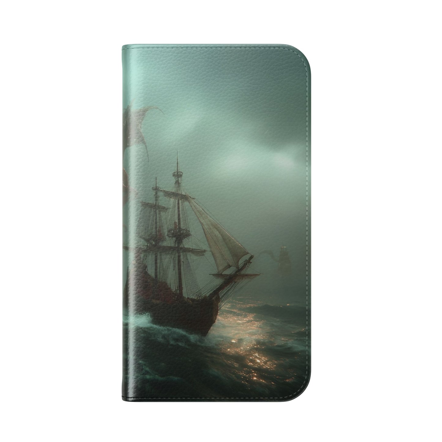 Leviathan Dragon Flip Cases – Crimson Sentinel at Sea