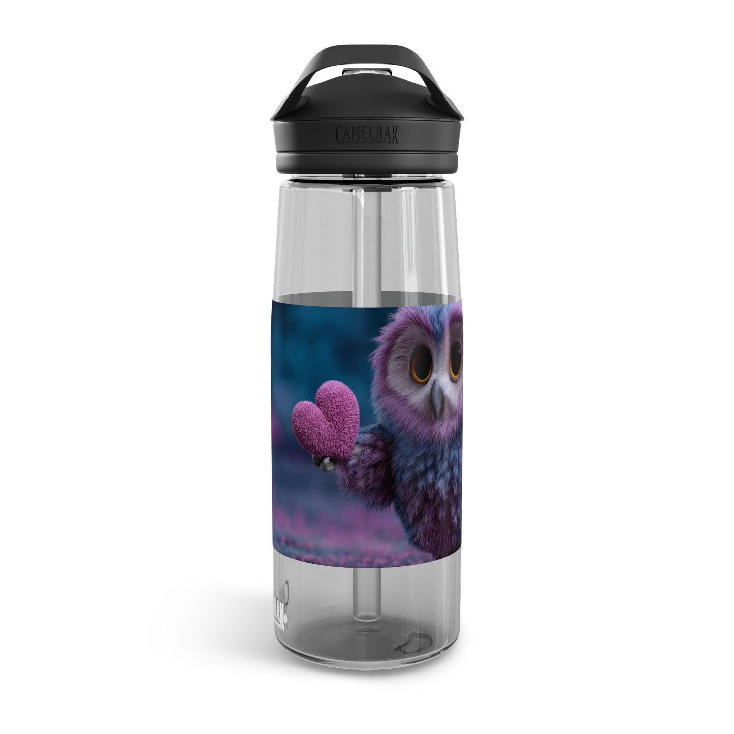 Whimsical Owl Heart CamelBak Eddy® Water Bottle, 20oz\25oz – Midnight Velvet Whisper
