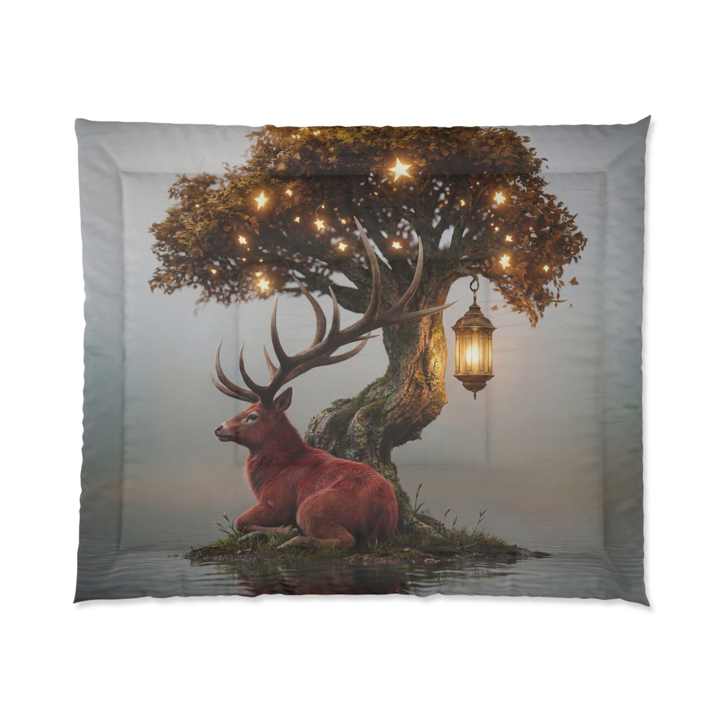Starlit Stag Comforter – Autumn Grove Dreamscape