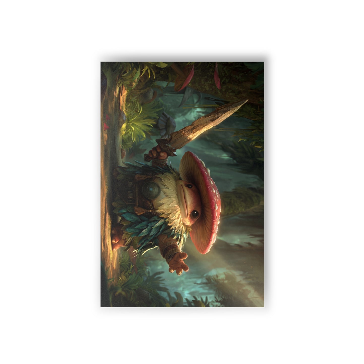 Mushroom Knight Postcards (10pcs) – Forest Guardian Sentinel