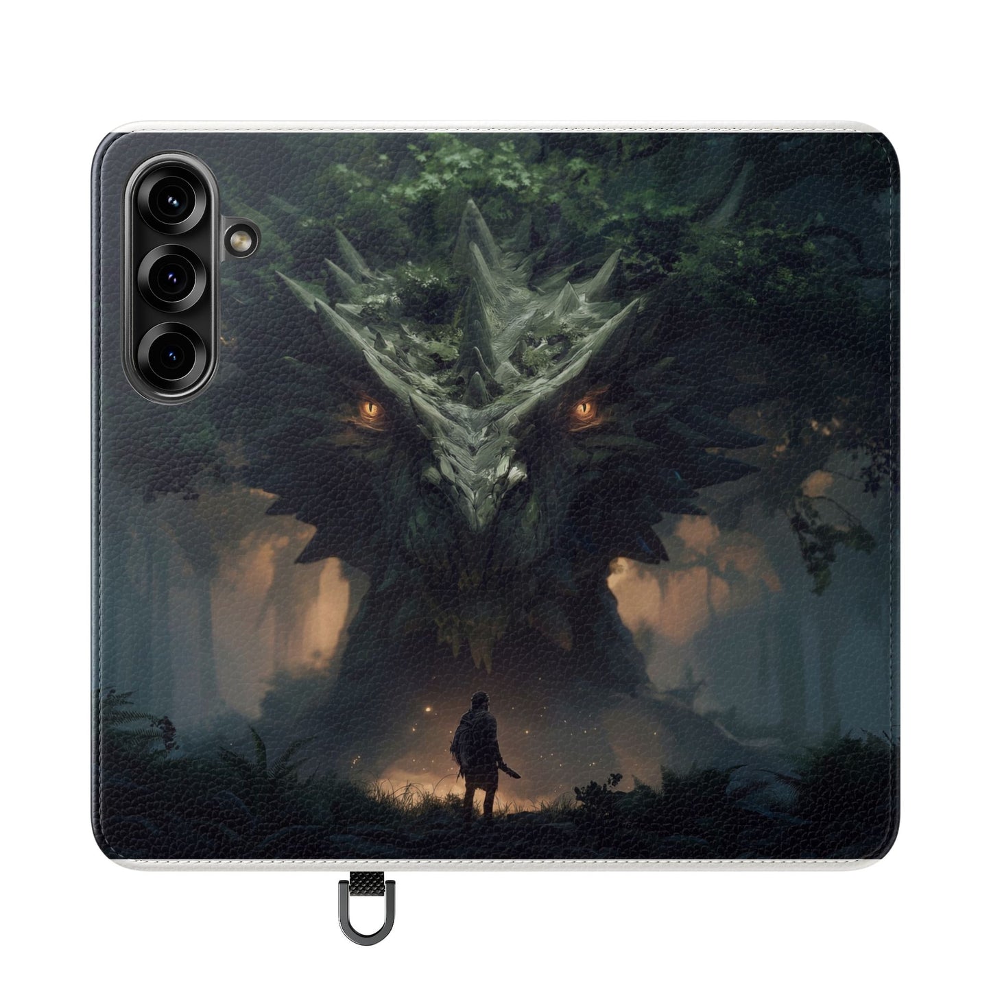 Guardian Beast Flip Cases – Moss-Clad Titan Facing the Wanderer