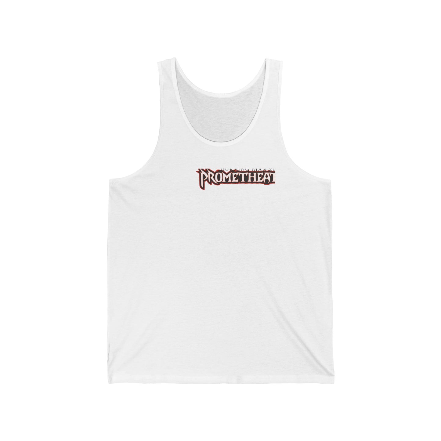 White Burner Tank Top - Prometheatics 2023