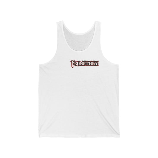 White Burner Tank Top - Prometheatics 2023