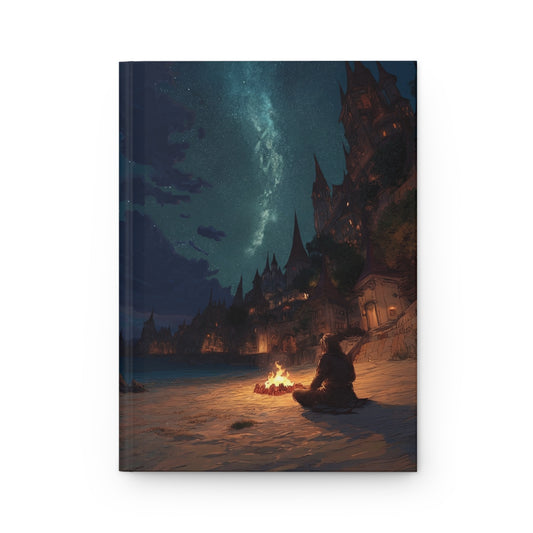 Starlit Castle Beach Journal Matte – Keeper of the Twilight Shore