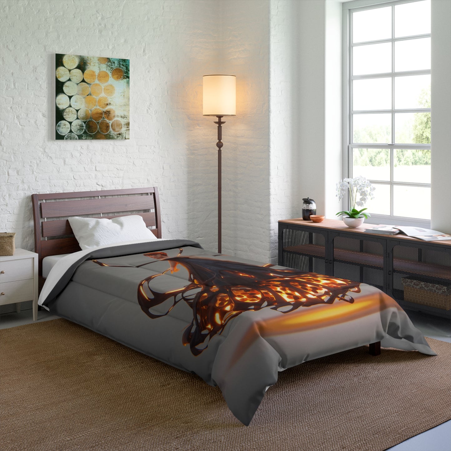 Luminescent Wraith Comforter – Floating Ethereal Glow Dress