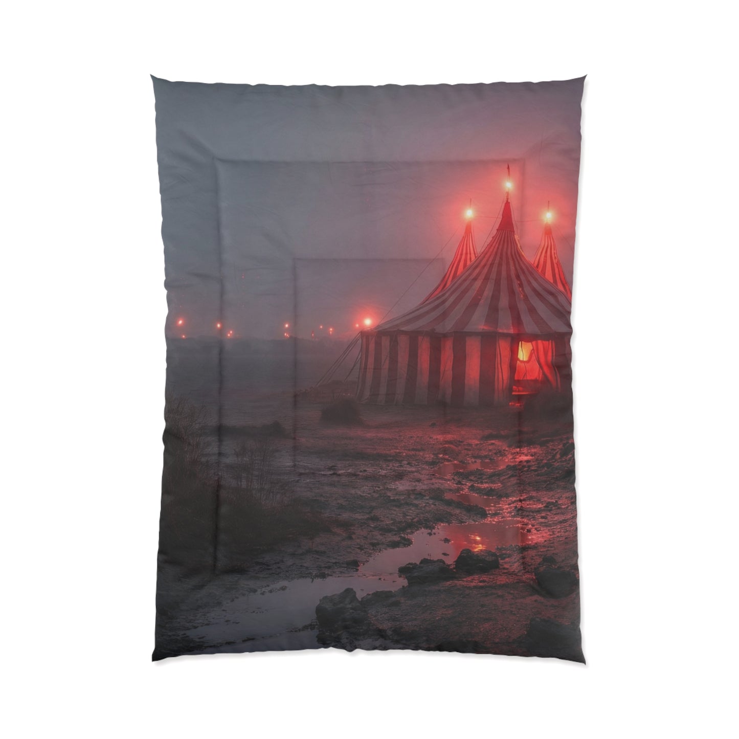 Crimson Circus Tent Comforter – Fogbound Wonderlands