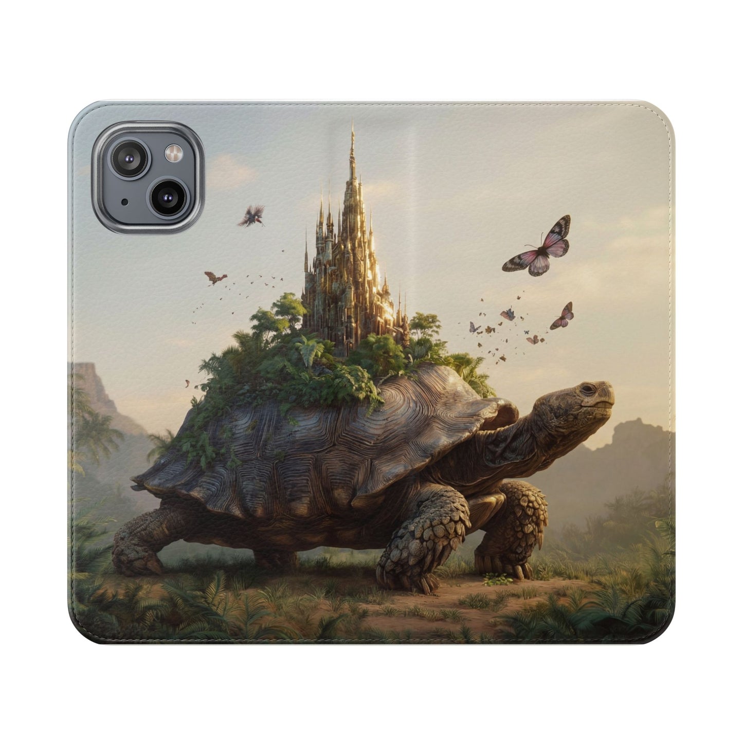 Castle Turtle Flip Cases – Golden Spire Jungle Guardian