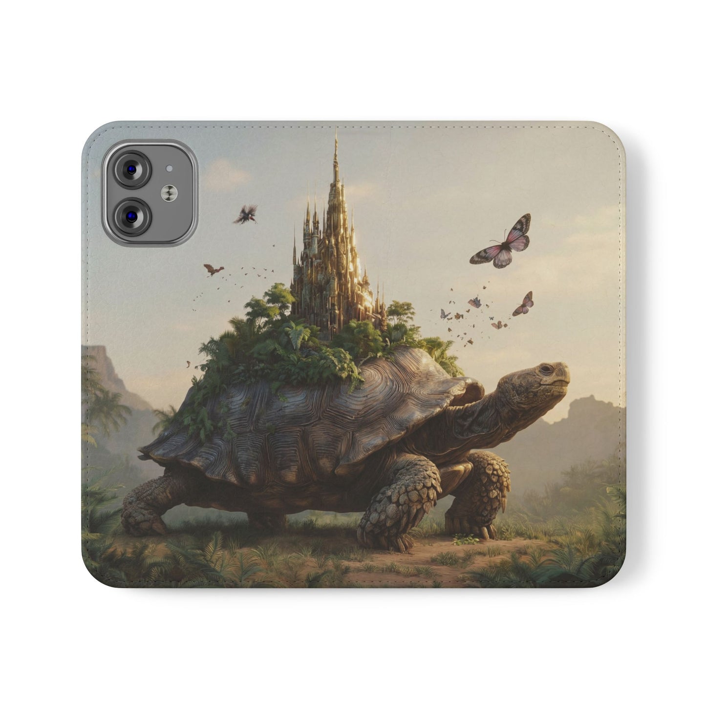Castle Turtle Flip Cases – Golden Spire Jungle Guardian