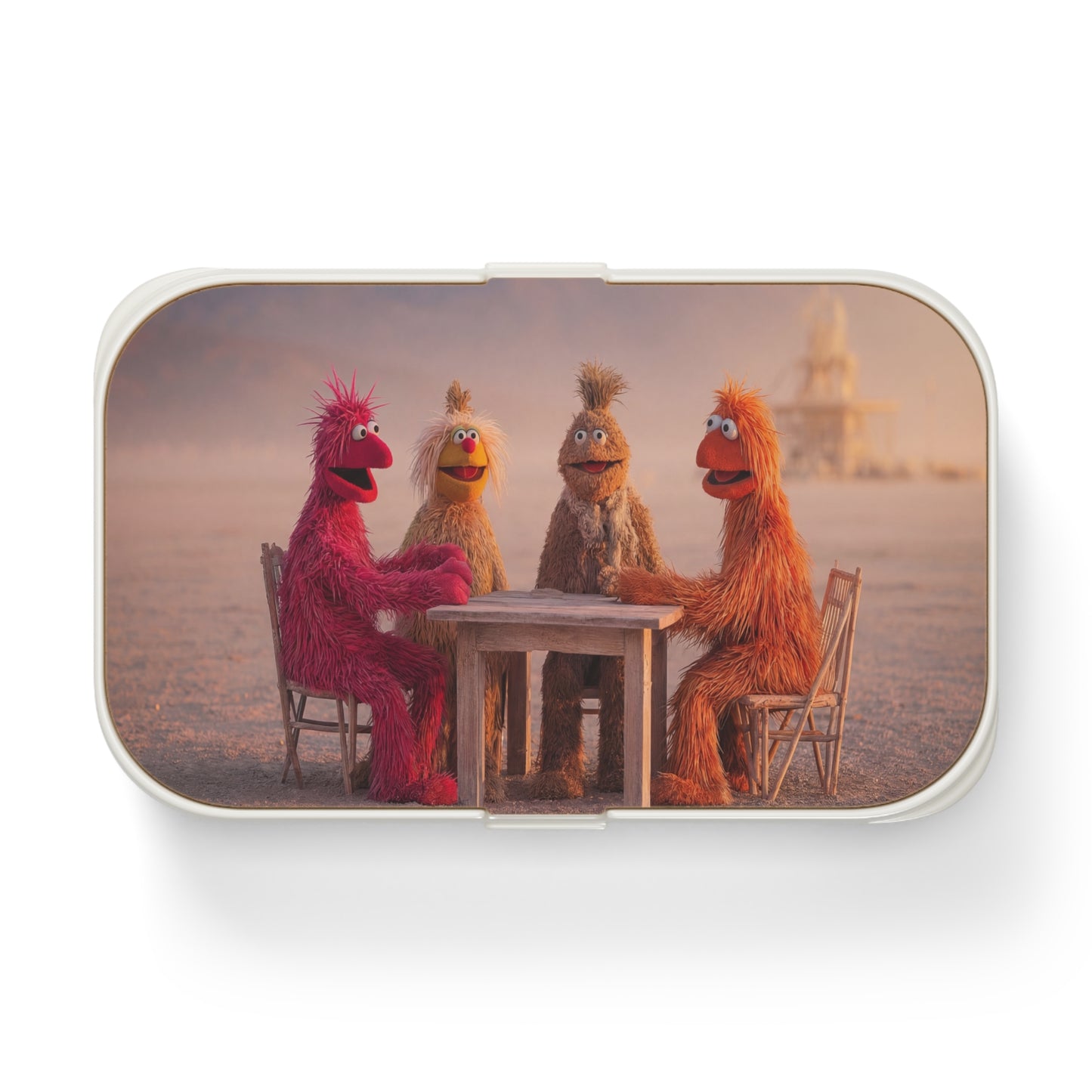 Desert Picnic of Four Muppets Bento Lunch Box – Warm Sunset Fellowship