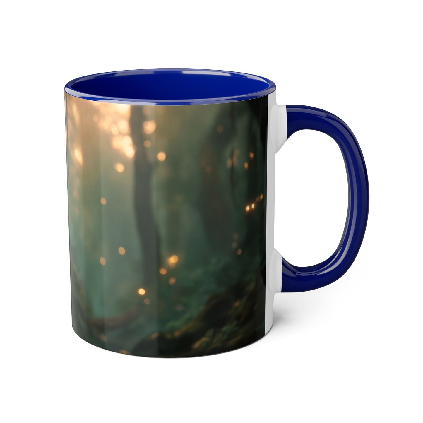 Forest Fairy Accent Mugs, 11oz – Mossy Bank Twilight Solitude