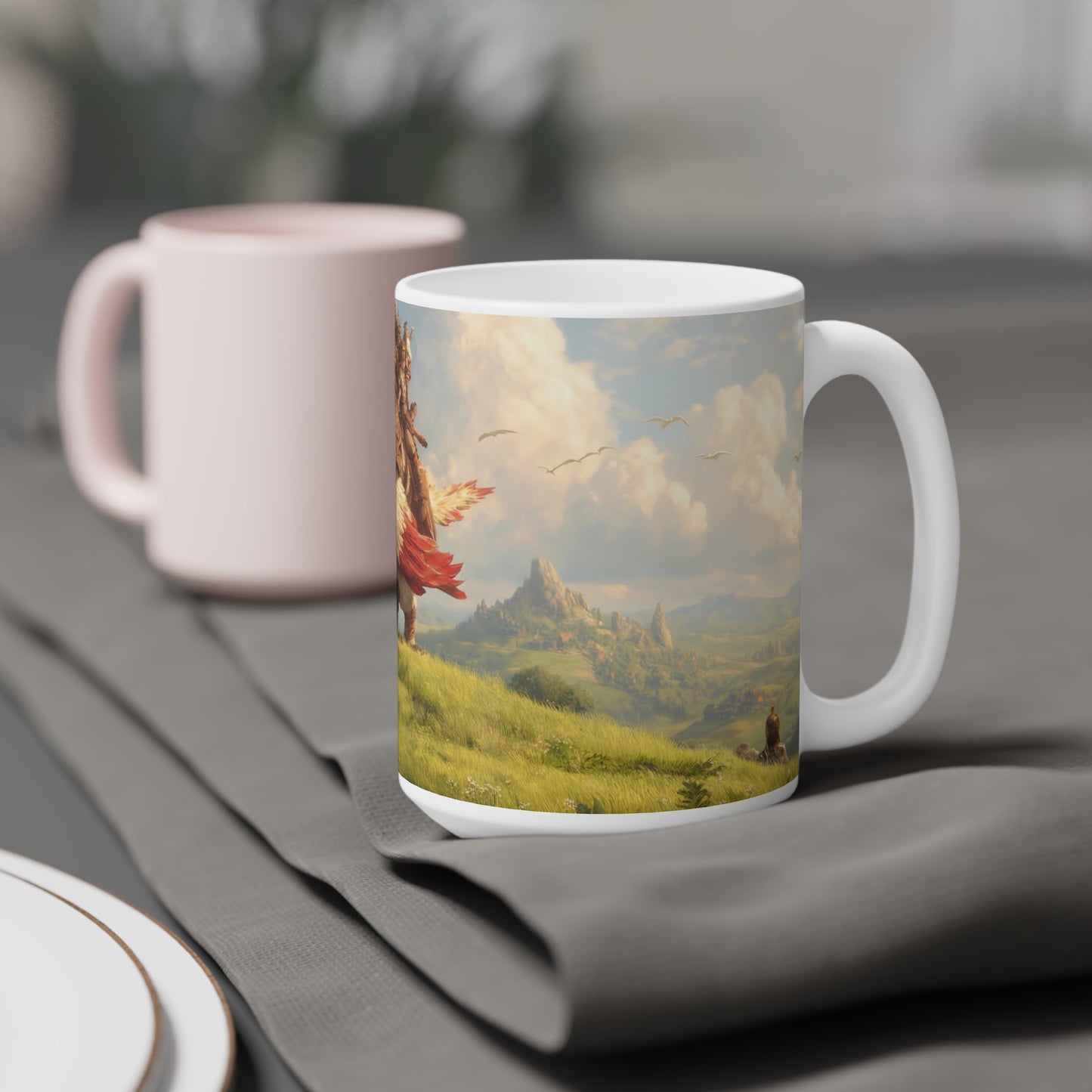Skybound Eagle Riders Ceramic Mugs (11oz\15oz\20oz) – Dawn’s Pathfinder Expedition