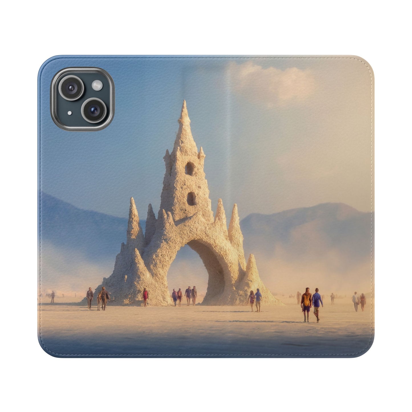 White Tower Flip Cases – Salt Desert Gateway Art