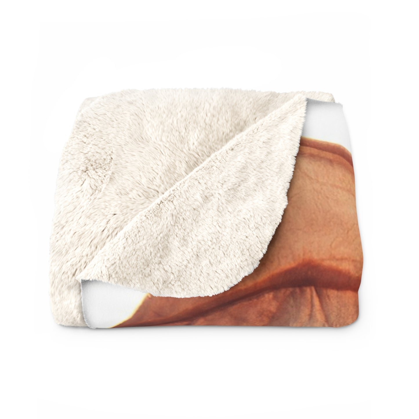 Winged Lion Sentinel Sherpa Fleece Blanket – Golden Hour Guardian