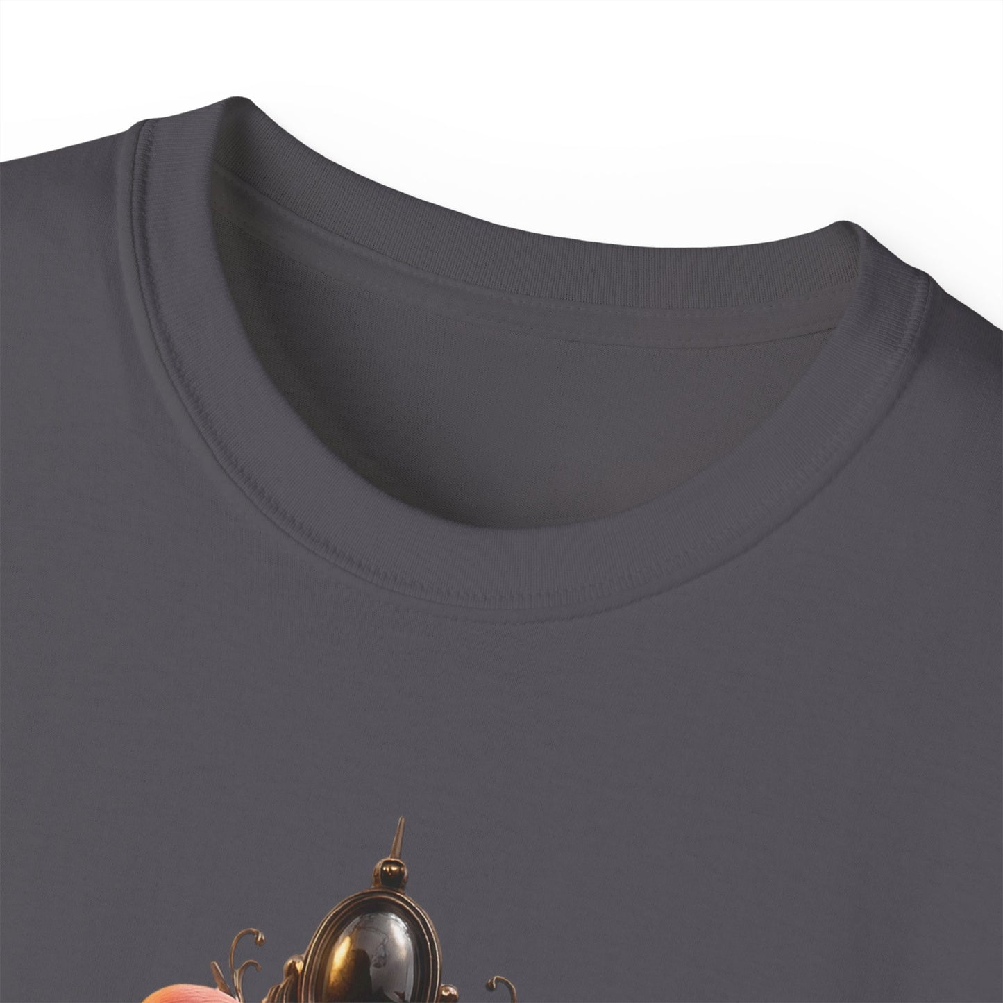 The Ritz Flamingo Ornate Frame Tee – Velvet Pink Feather Guardian