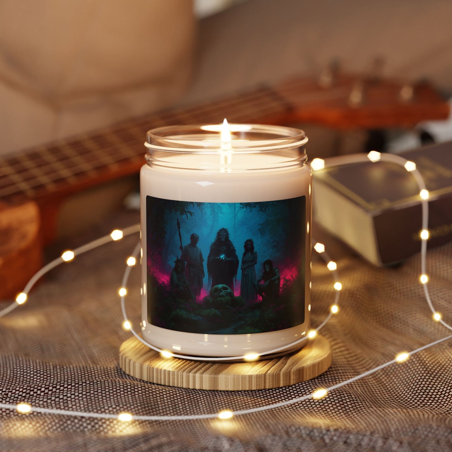 Forest Guardians Scented Soy Candle, 9oz – Twilight Ceremony in Neon Woods