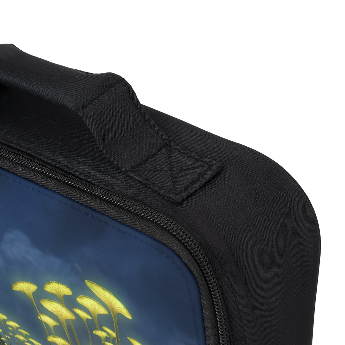 Luminescent Mushroom Cottage Lunch Bag – Night Watcher’s Quiet Refuge