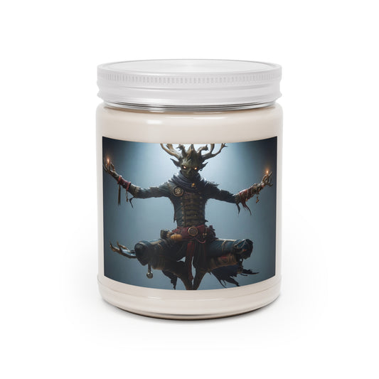Celestial Watcher Scented Soy Candles with White Lid, 9oz – Ritual Light in the Veil