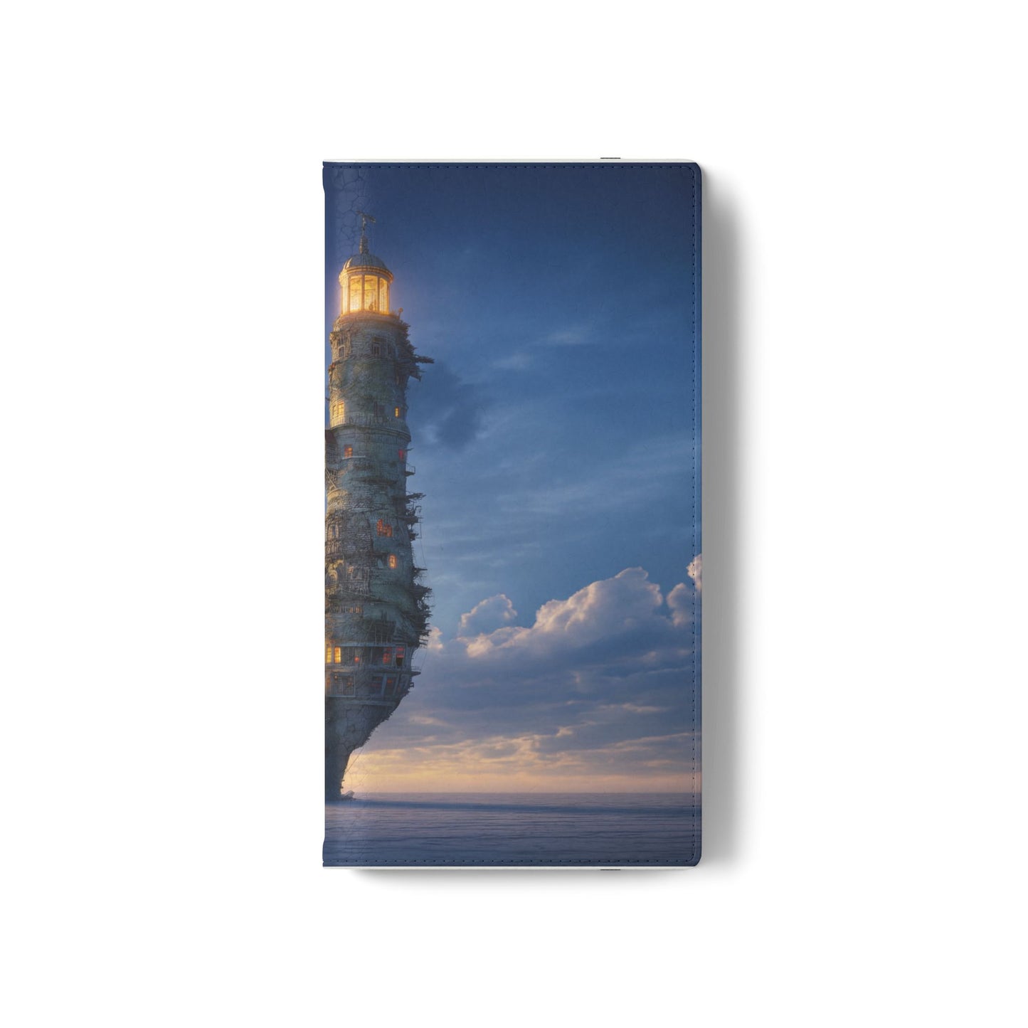 Twilight Sentinel Flip Cases – Lighthouse on a Storm-Tossed Sea