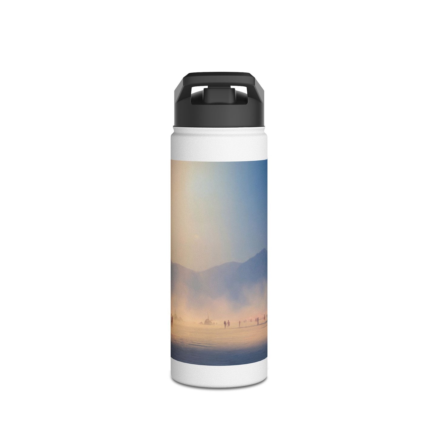 Desert Cathedral Water Bottle – Sunlit Sandstone Sanctuary