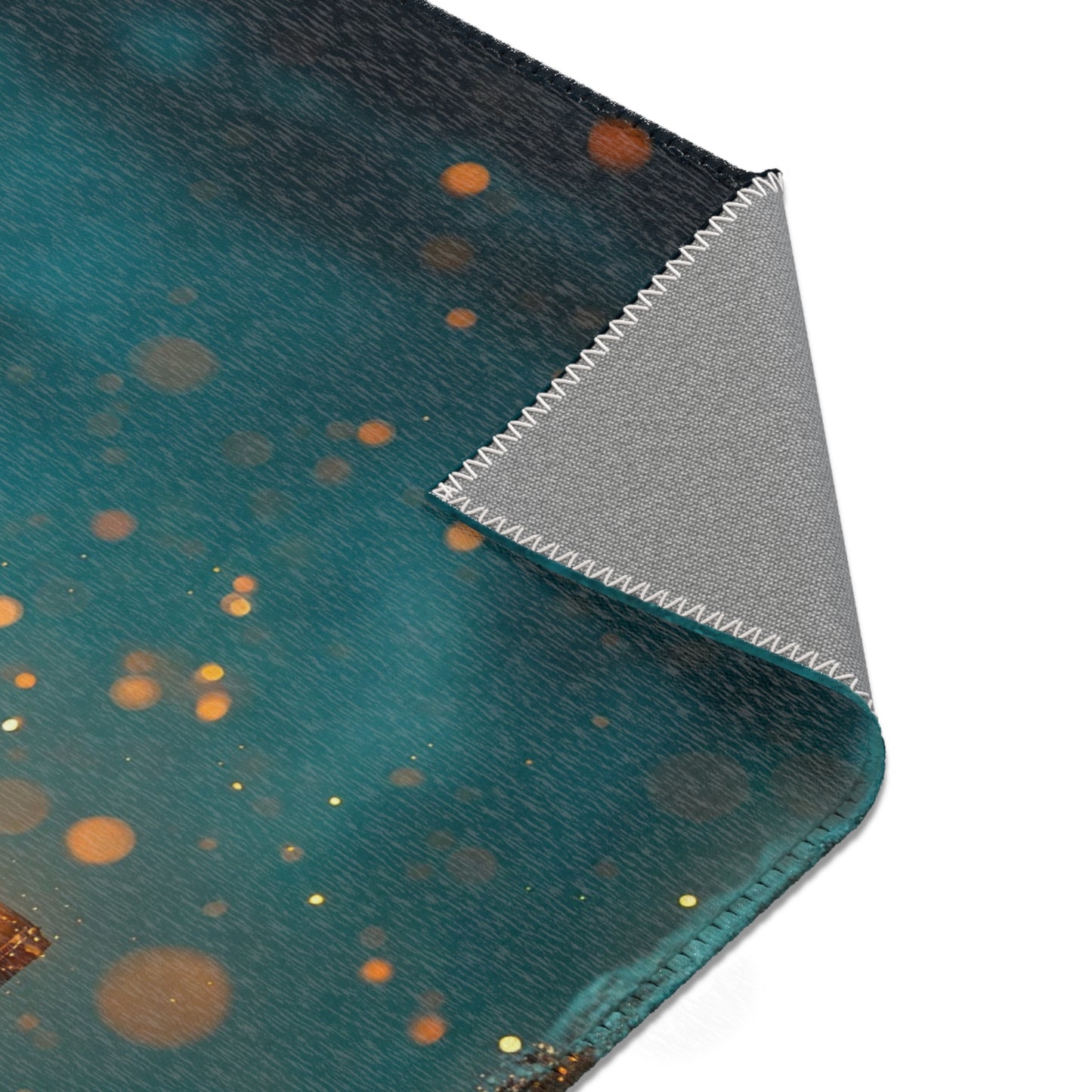 Lantern-Fairy Forest Rug – Glow-Woven Twilight Dreamscape