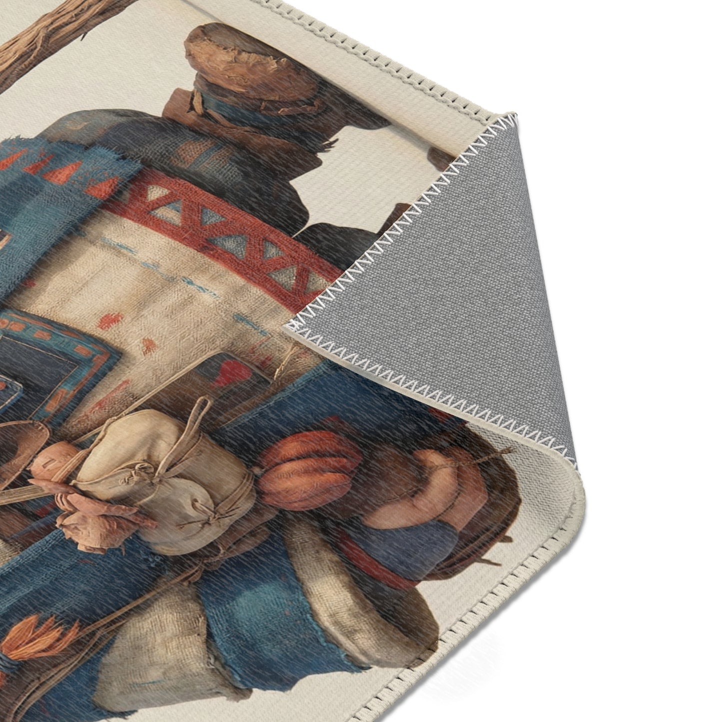 Wandering Herbalist Area Rug – Sunlit Forest Pathway