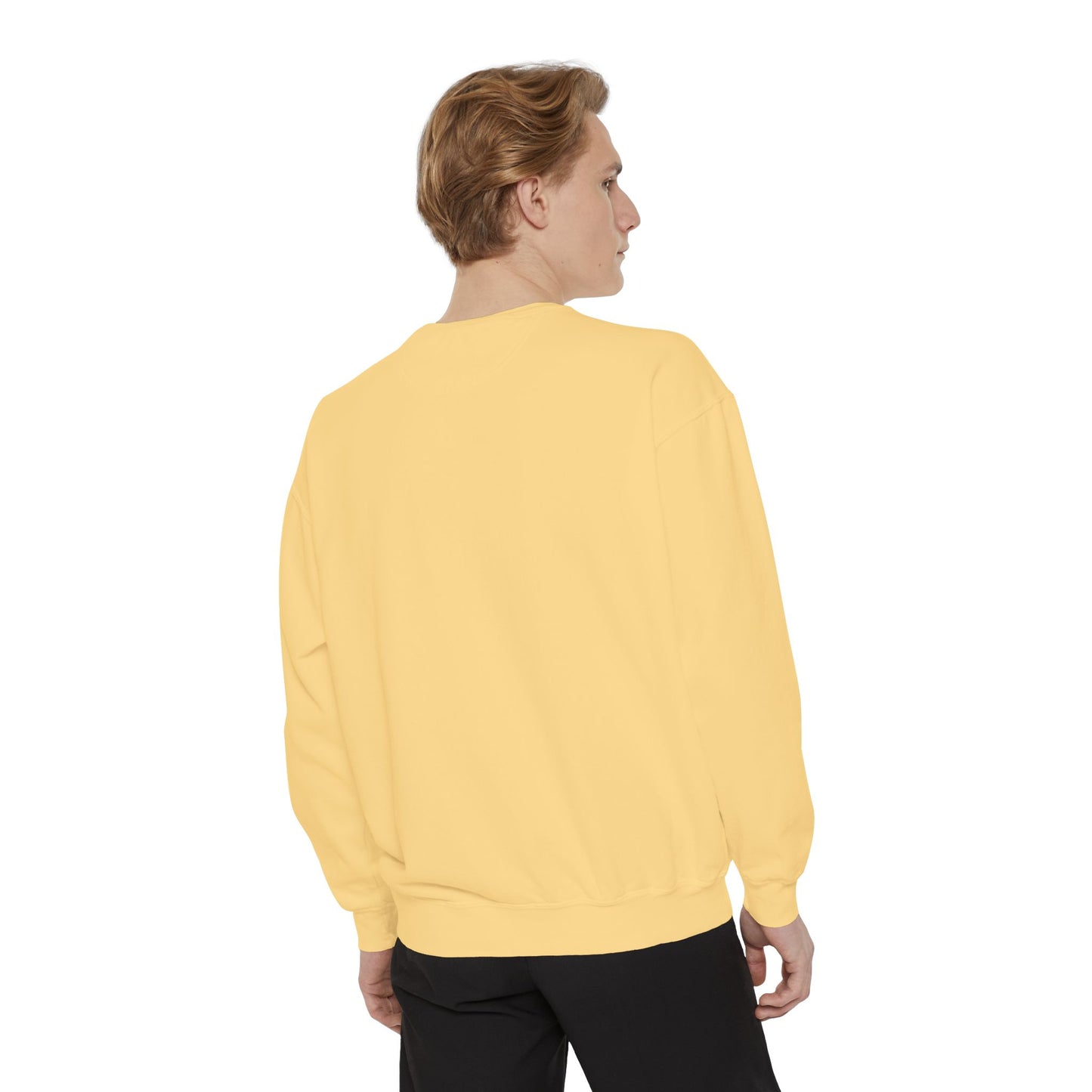Golden Hour Wolf Sentinel Sweatshirt – Warm-Toned Pack Guardian Portrait