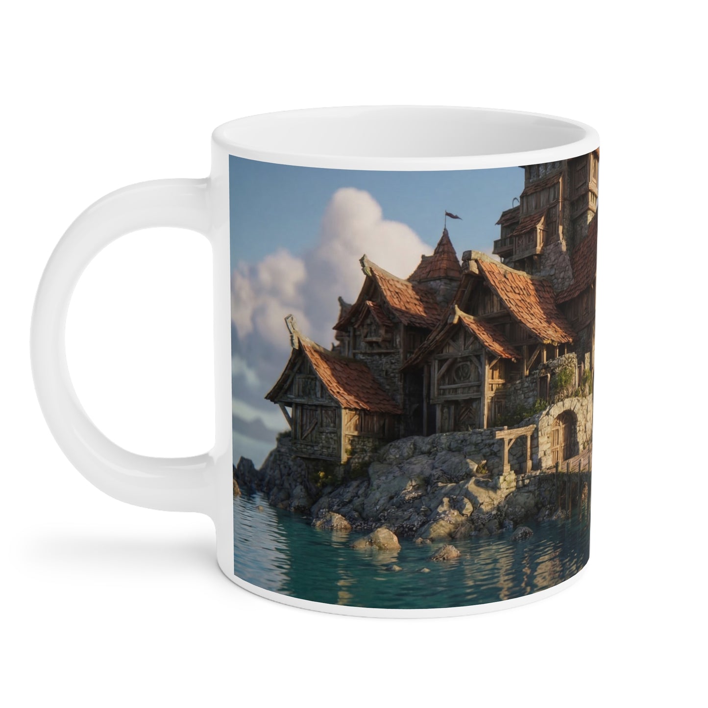 Harbor Haven Ceramic Mugs (11oz\15oz\20oz) – Sunset Village Serenity