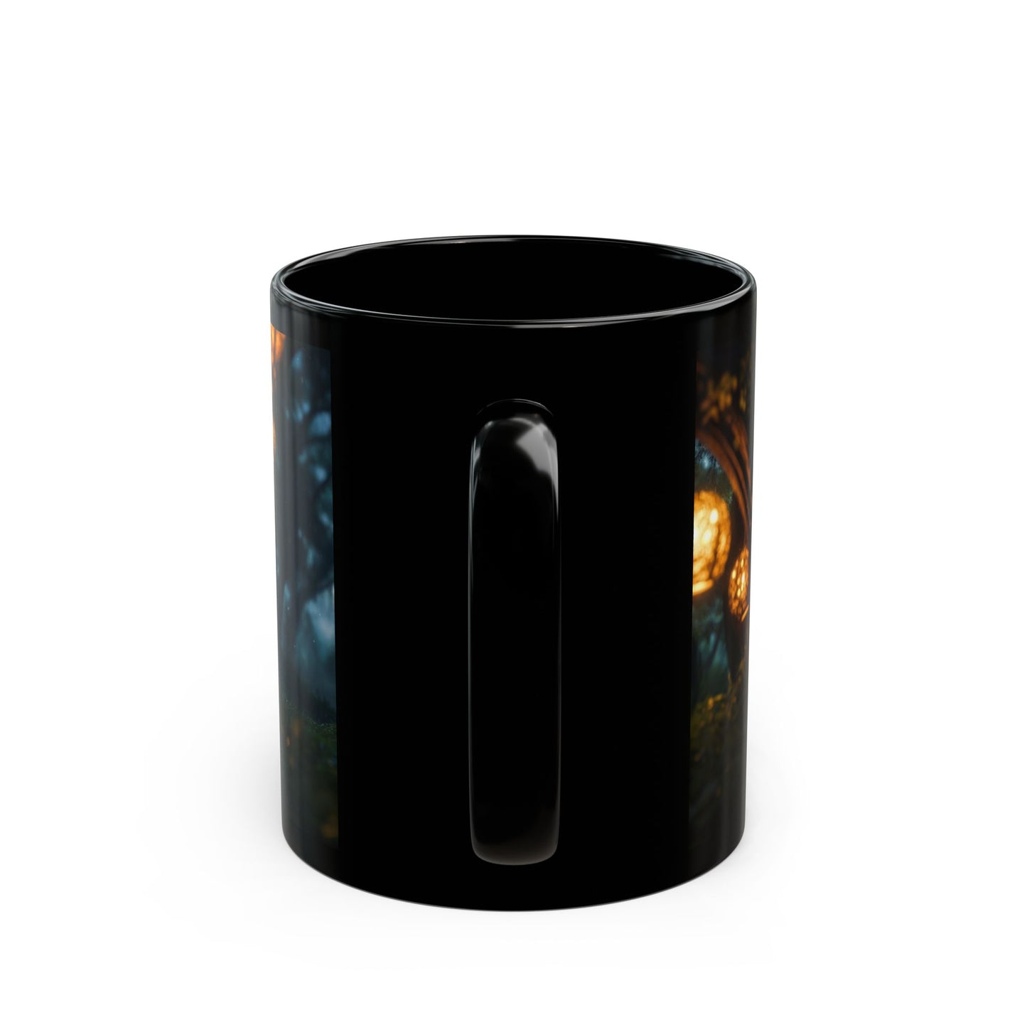 Luminous Lantern Grove Mug – Whispering Pathway Through Ancient Trees