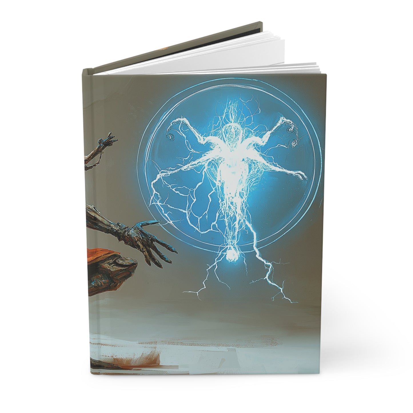 Cyber Monk Meditation Journal – Neon Circuit Enlightenment