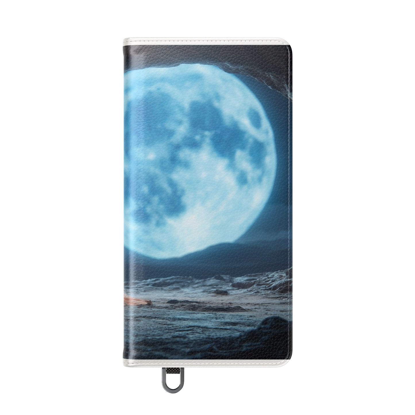 Lunar Meditation Flip Cases – Serene Monk Under Moonlight