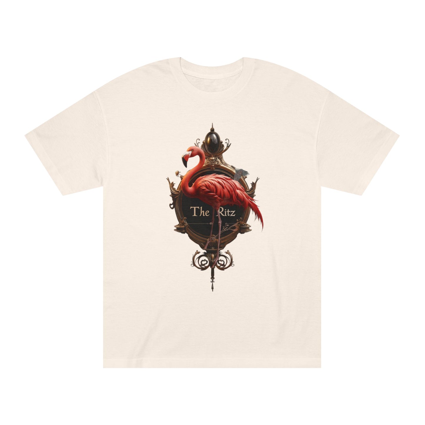 Neon Flamingo Clock – The Ritz Ornate Wall Art Tee