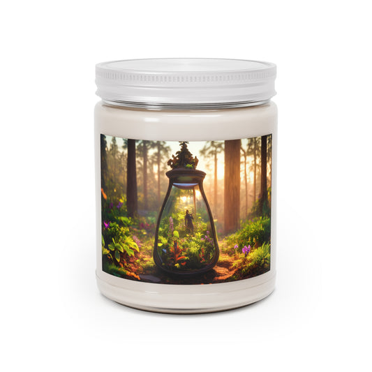 Forest Lantern Terrarium Candle – Sunlit Wilderness Sanctuary