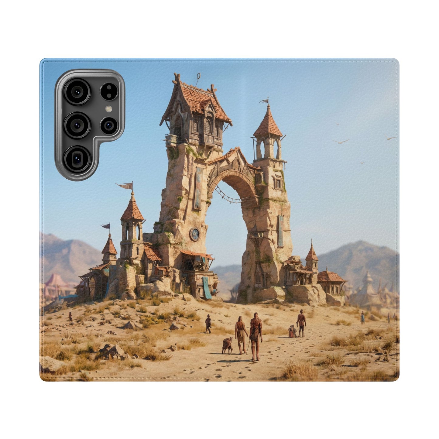 Desert Sentinel Gate Flip Cases – Weathered Archway Journey