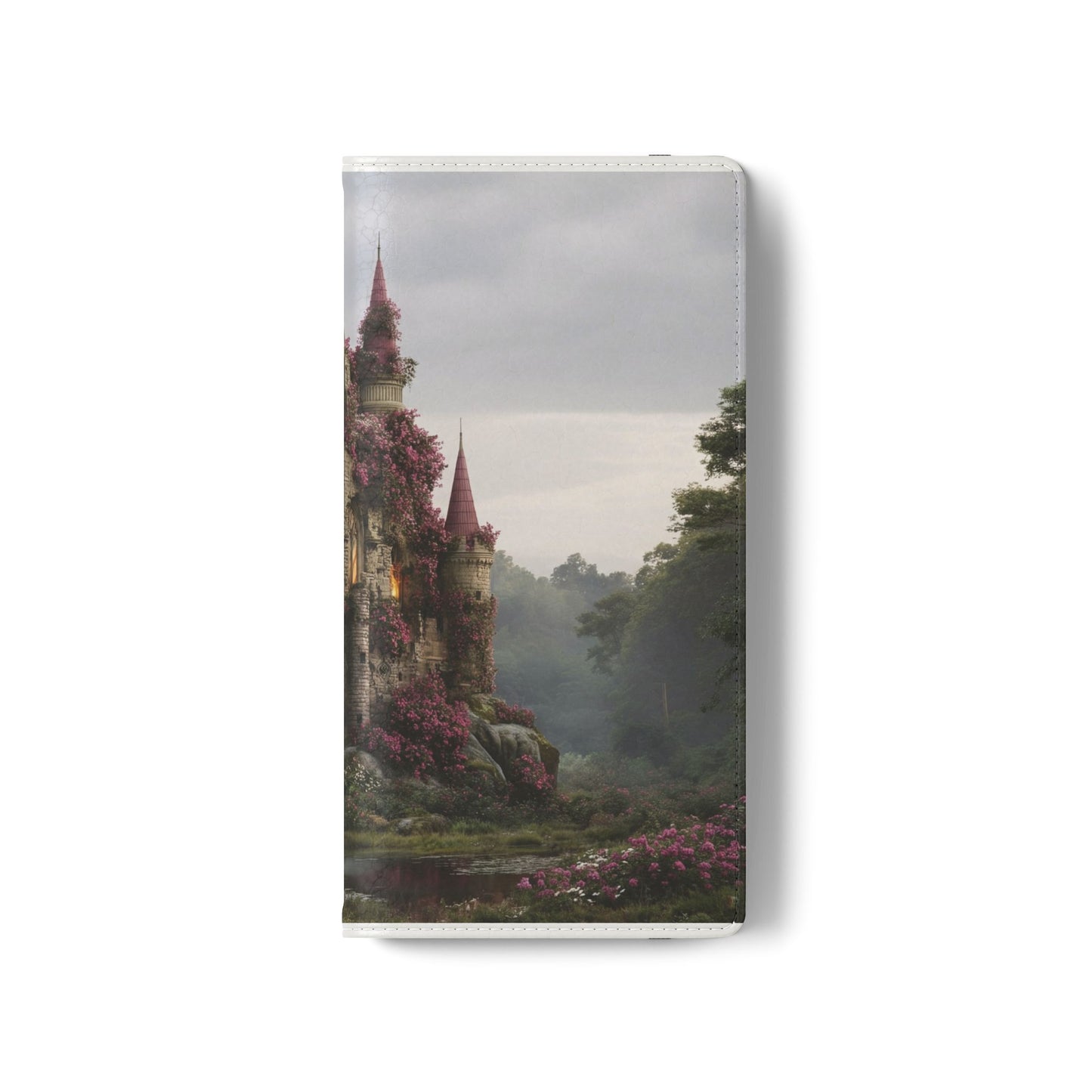 Blossom Spire Flip Cases – Pink Ivy Gothic Castle Cover