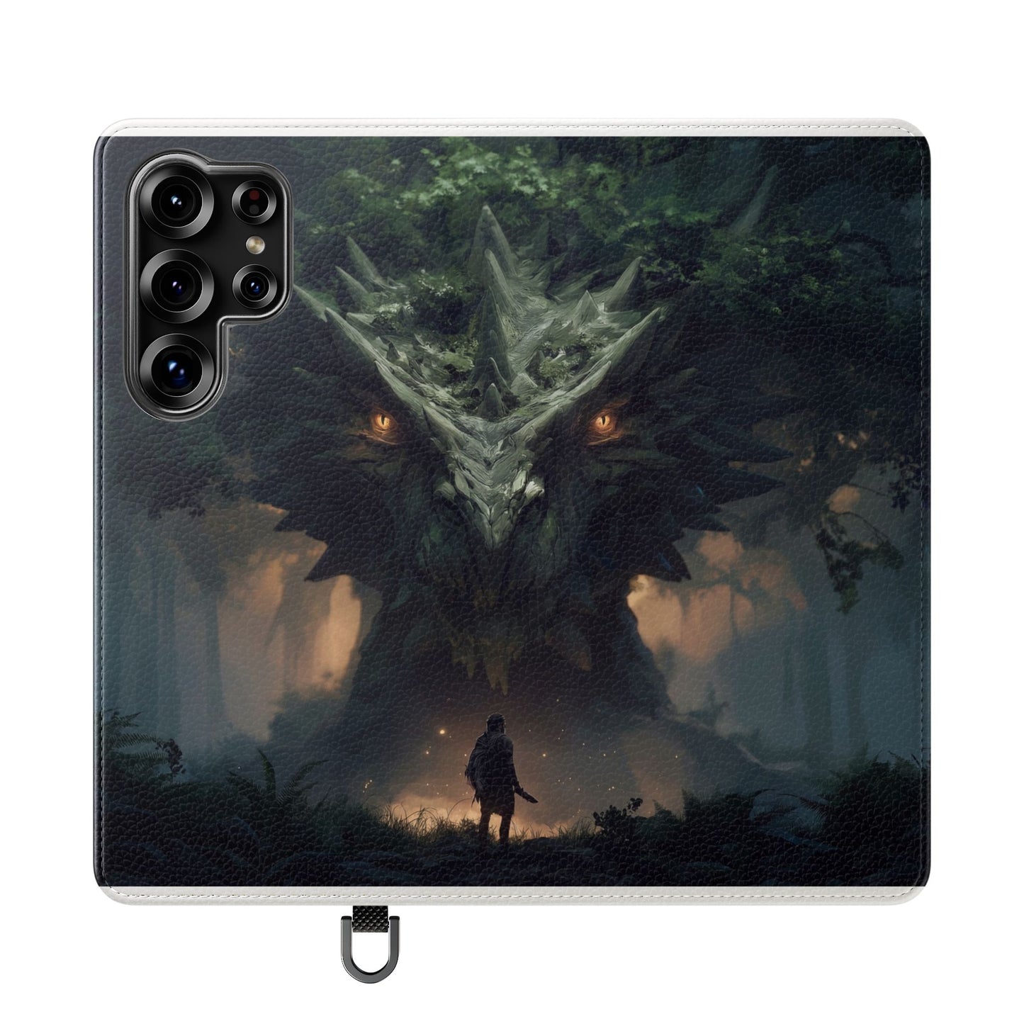 Guardian Beast Flip Cases – Moss-Clad Titan Facing the Wanderer