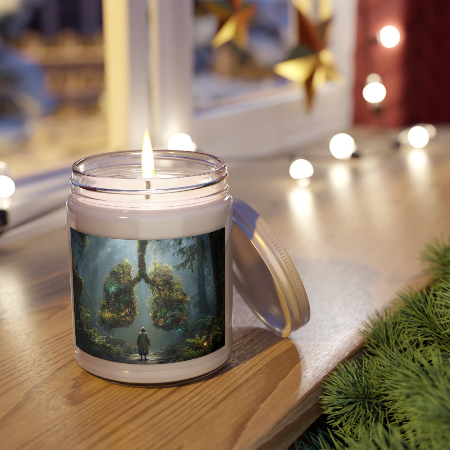 Lungs of the Wild Scented Soy Candles with White Lid, 9oz – Breath of Ancient Forests