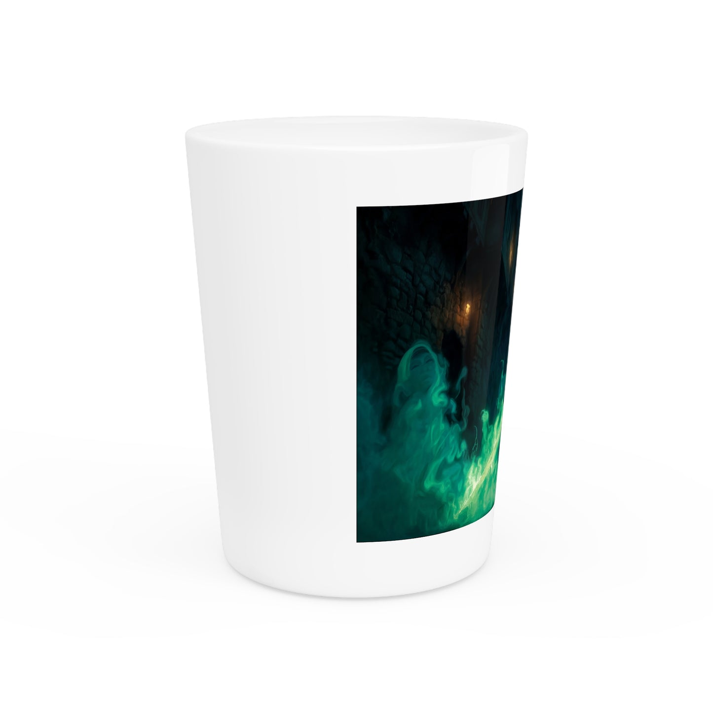 Gnome Sentinel with Green Blade Shot Glass – Cobalt Alley Guardian