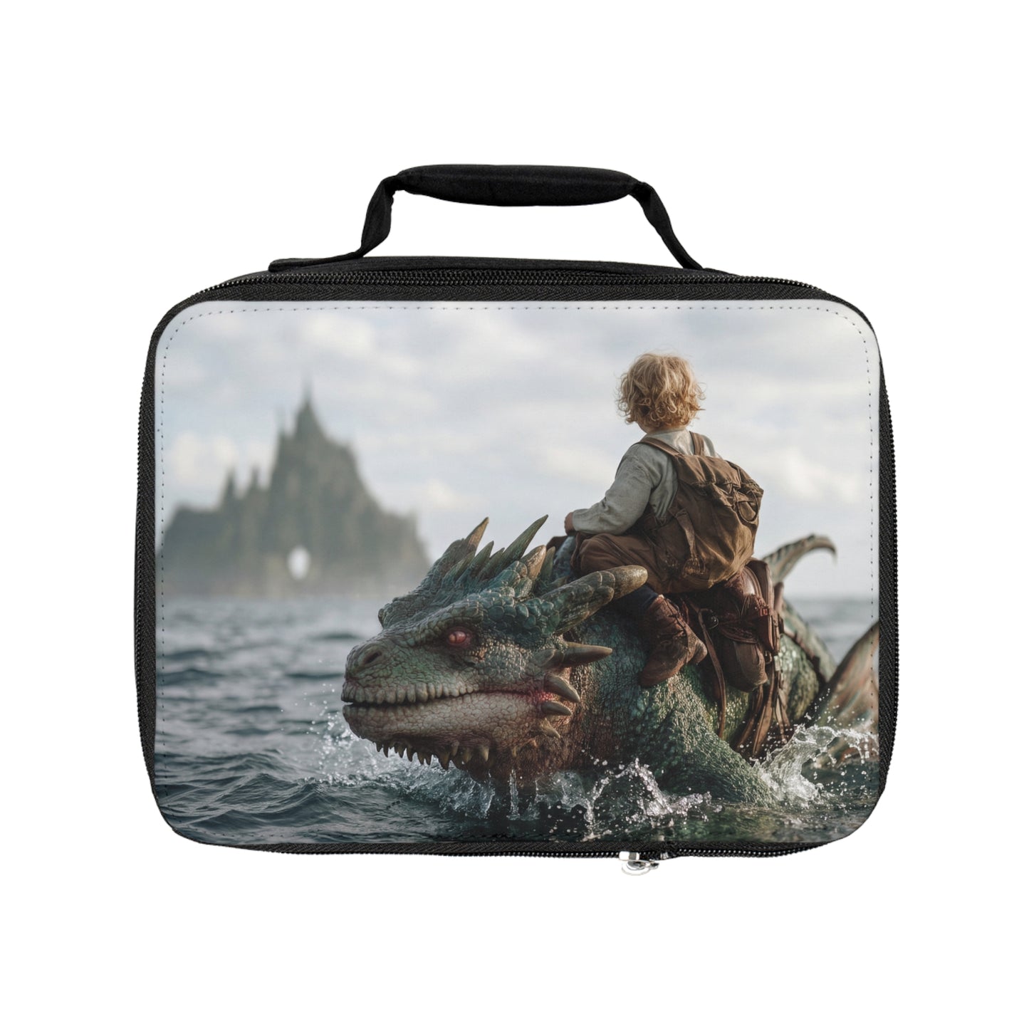 Child on Sea Dragon Lunch Bag – Voyage to the Misty Isle