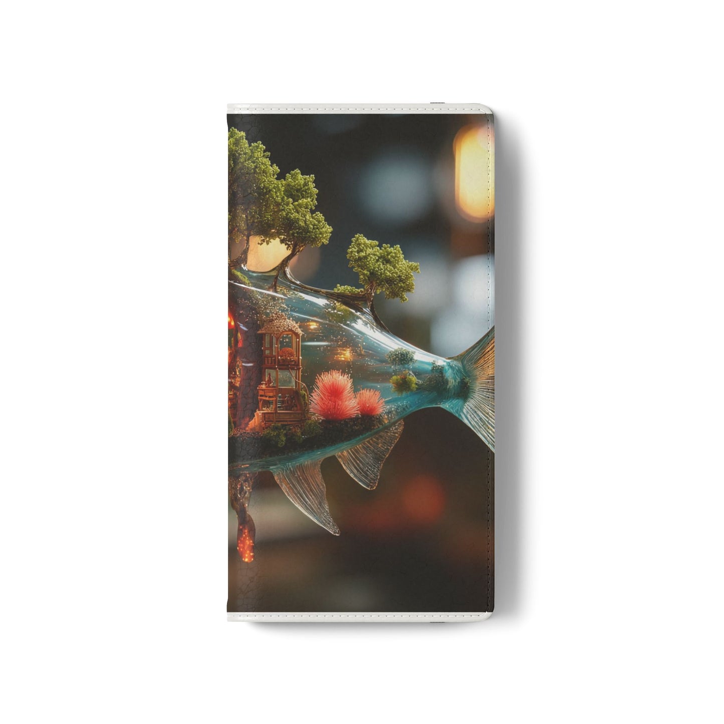 Forest Fish Flip Case – Liquid Glowwood Dreamscape