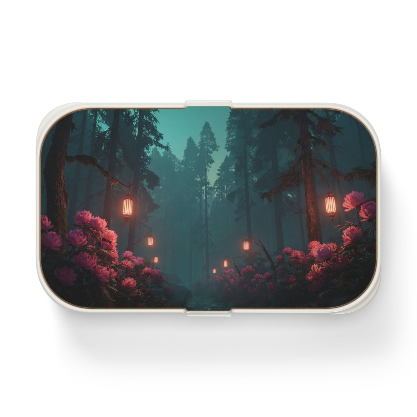 Whispering Woods Peony Bento Lunch Box – Path of Glowing Lanterns