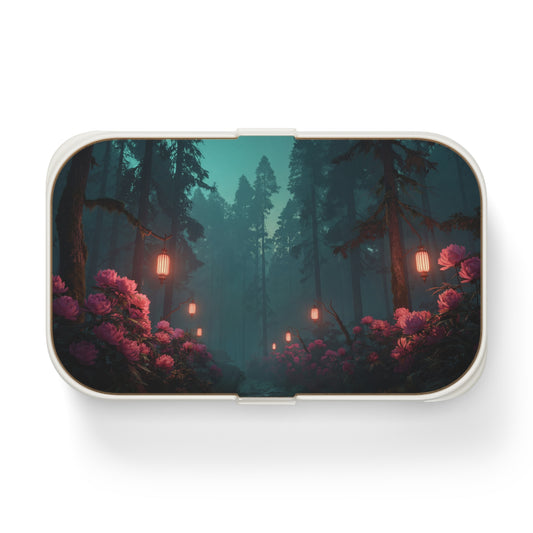 Whispering Woods Peony Bento Lunch Box – Path of Glowing Lanterns