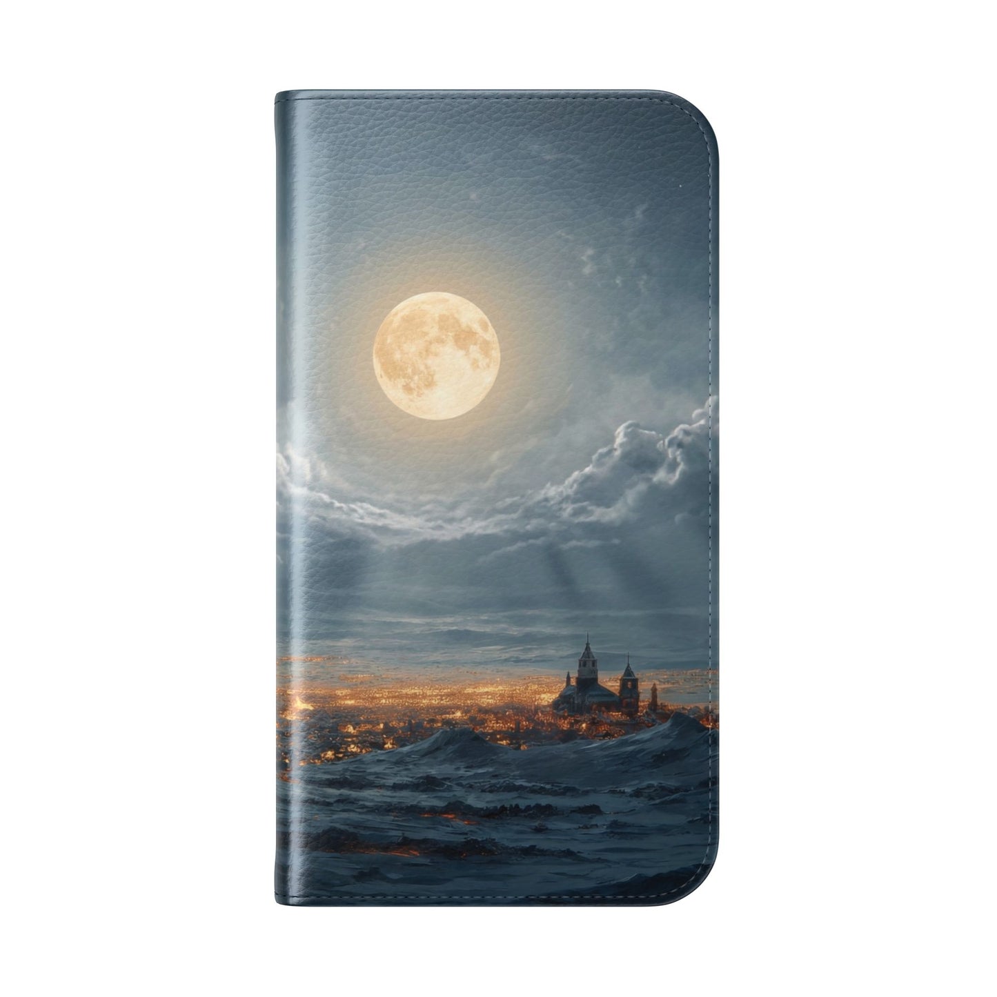 Moonlit Sleigh Flip Cases – Northern Lights Winter Journey