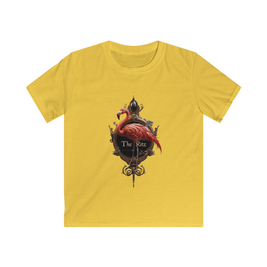 Flamingo Palace Kids Softstyle Tee – The Ritz Royal Crest