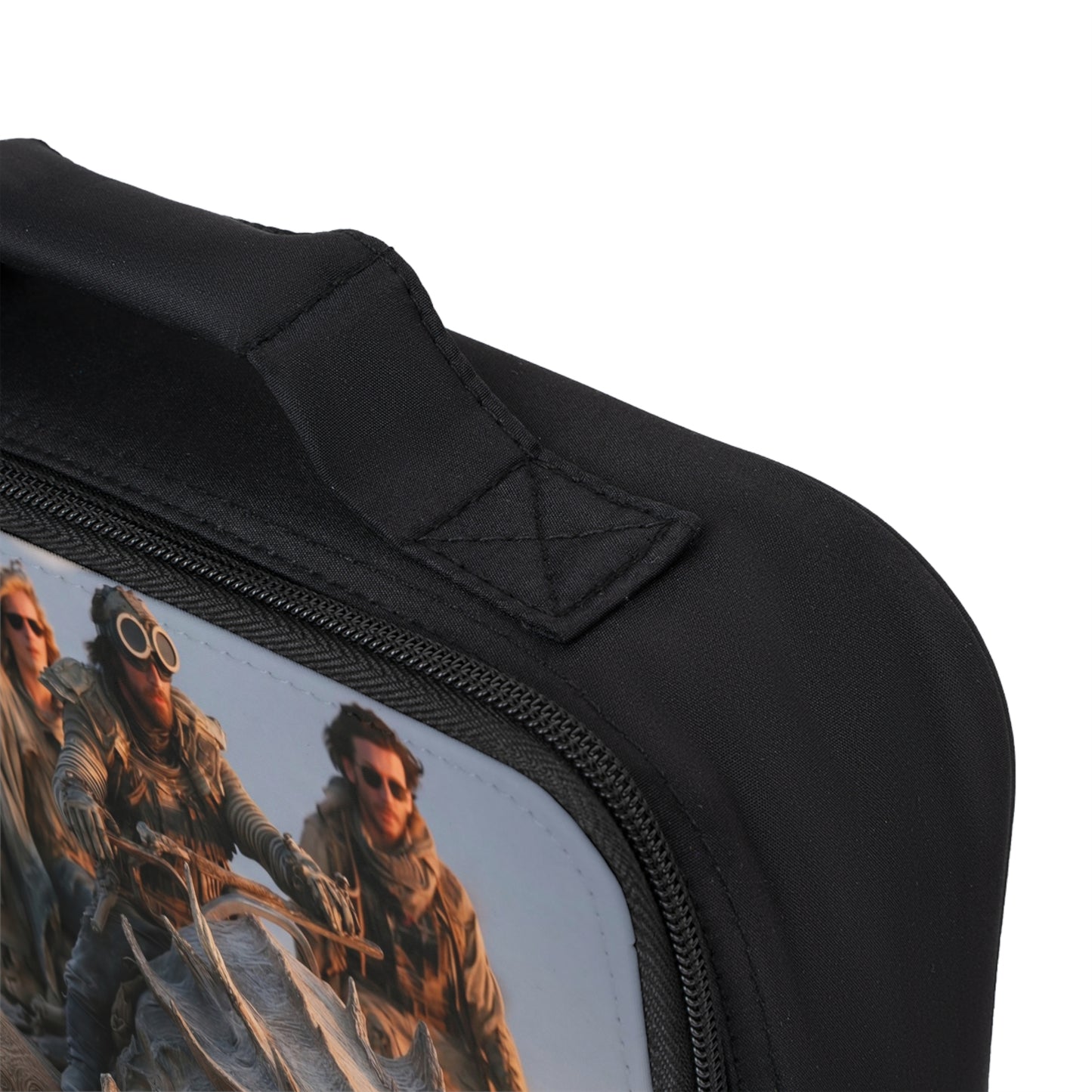 Desert Riders Lunch Bag – Sunset on a Gnarled, Toothed Beast