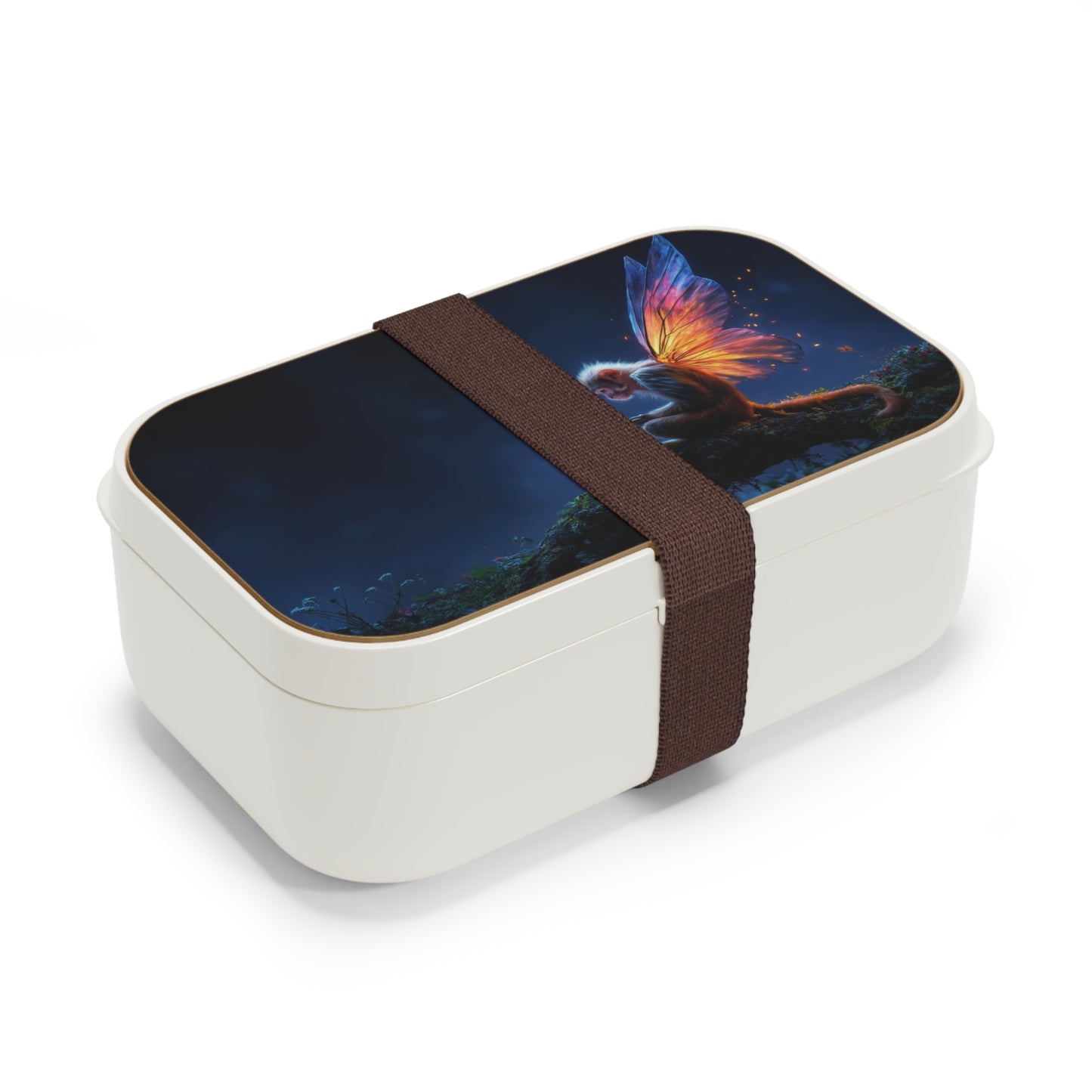Luminescent Winged Monkey Bento Lunch Box – Twilight Guardian of the Mossy Bridge