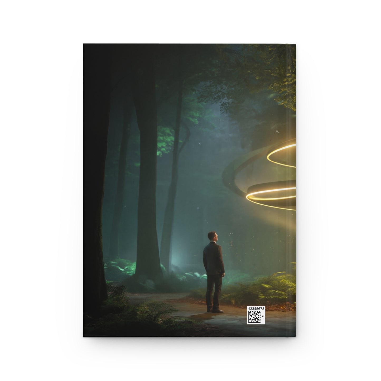Celestial Vortex Hardcover Journal Matte – Indigo Cloud Dreamscape